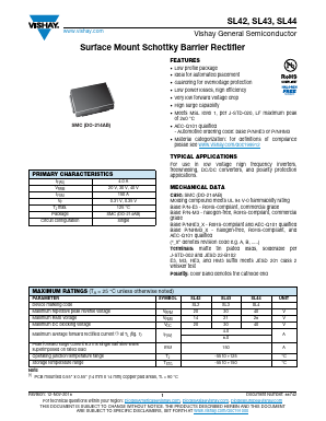 SL44-E3/9AT Datasheet PDF Vishay Semiconductors