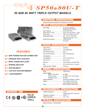 SP80U-0522T Datasheet PDF Volgen Kaga Electronics Inc.