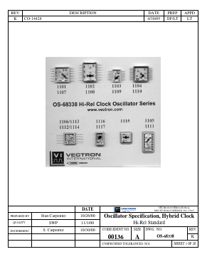 1117C0M35000AD Datasheet PDF Vectron International