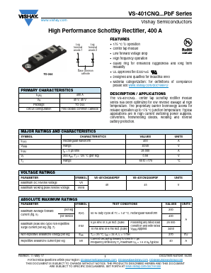 VS-401CNQPBF Datasheet PDF Vishay Semiconductors