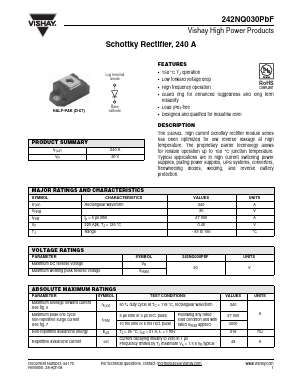 242NQ030PBF Datasheet PDF Vishay Semiconductors