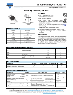 40L15CTPBF Datasheet PDF Vishay Semiconductors