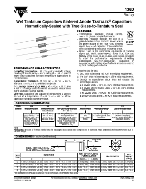138D Datasheet PDF Vishay Semiconductors