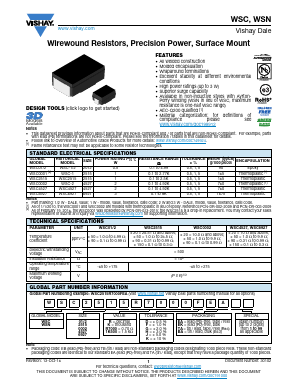 WSC6927R7000KEA Datasheet PDF Vishay Semiconductors