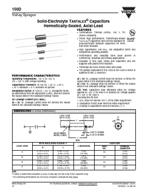 150D825X9035R2TE3 Datasheet PDF Vishay Semiconductors