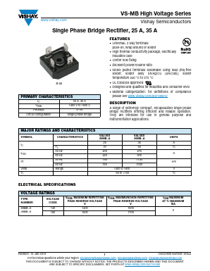 36MB-A Datasheet PDF Vishay Semiconductors