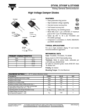 DTV56B-E3/81 Datasheet PDF Vishay Semiconductors
