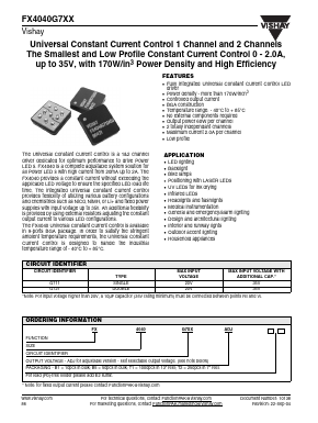 FX4040G721ADJT1 Datasheet PDF Vishay Semiconductors