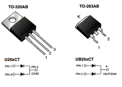 U20BCT Datasheet PDF Vishay Semiconductors