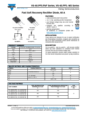 60EPF04-M3 Datasheet PDF Vishay Semiconductors