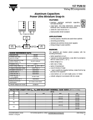 157PUM-SI Datasheet PDF Vishay Semiconductors
