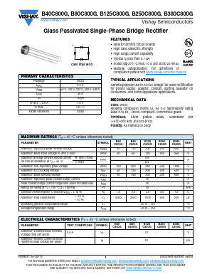 B125C800G-E4/51 Datasheet PDF Vishay Semiconductors