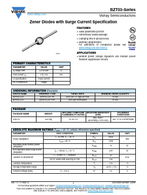 BZT03C10 Datasheet PDF Vishay Semiconductors