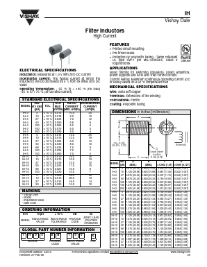 IH-3 Datasheet PDF Vishay Semiconductors