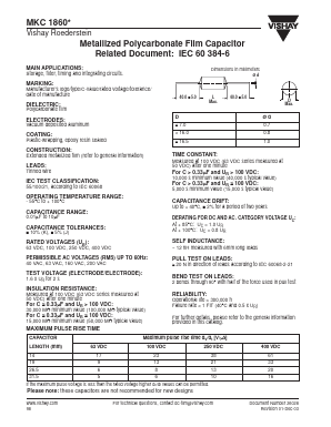 MKC1860-422 Datasheet PDF Vishay Semiconductors