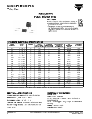 PT-10 Datasheet PDF Vishay Semiconductors