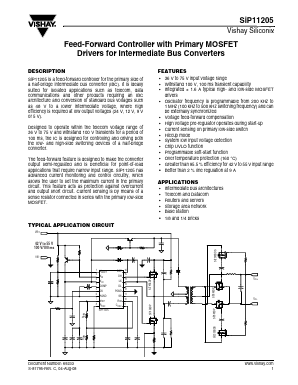 SIP11205DLP-T1-E3 Datasheet PDF Vishay Semiconductors