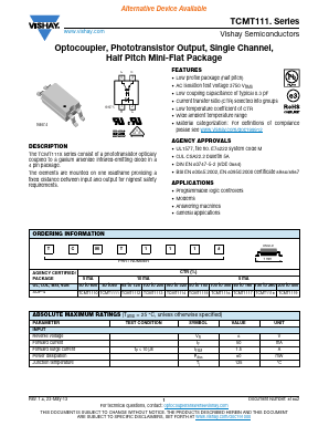 MT1118 Datasheet PDF Vishay Semiconductors