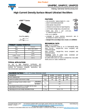 UH4PBCHM3-86A Datasheet PDF Vishay Semiconductors