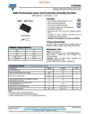V10P45S Datasheet PDF Vishay Semiconductors