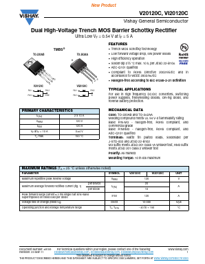 V20120CHM3/4W Datasheet PDF Vishay Semiconductors