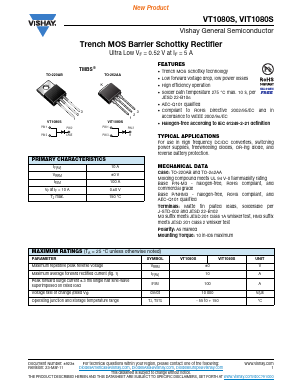 VT1080S Datasheet PDF Vishay Semiconductors