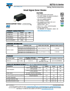 BZT52C56-G3-18 Datasheet PDF Vishay Semiconductors