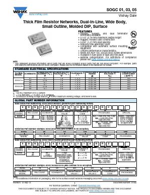 SOGC20 Datasheet PDF Vishay Semiconductors