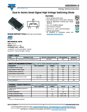 GSD2004S-G3-08 Datasheet PDF Vishay Semiconductors