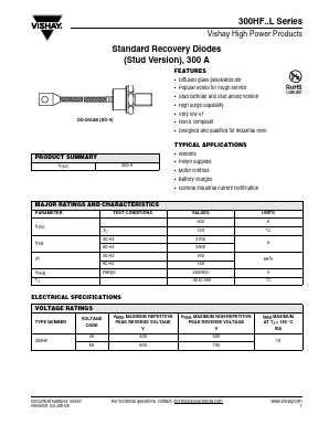 300HFL Datasheet PDF Vishay Semiconductors