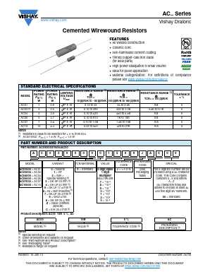 AC03 Datasheet PDF Vishay Semiconductors