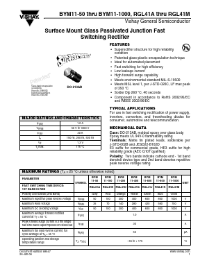 BYM11-100 Datasheet PDF Vishay Semiconductors