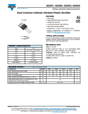 GI2404 Datasheet PDF Vishay Semiconductors