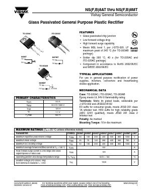 NSF8ATHE3 Datasheet PDF Vishay Semiconductors