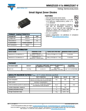 MMSZ5246C-V Datasheet PDF Vishay Semiconductors