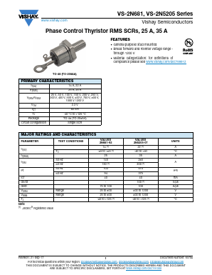 VS-2N690 Datasheet PDF Vishay Semiconductors