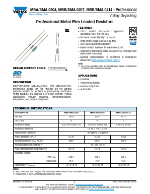 SMA02076491TR Datasheet PDF Vishay Semiconductors