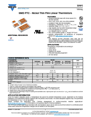 TFPT0402U2200JL Datasheet PDF Vishay Semiconductors