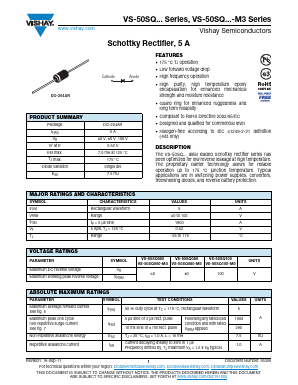 VS-50SQ080TR Datasheet PDF Vishay Semiconductors
