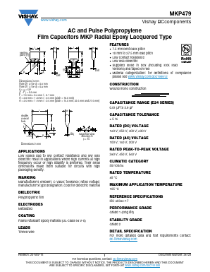 BFC247990187 Datasheet PDF Vishay Semiconductors