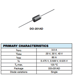 1N5822-E3_13 Datasheet PDF Vishay Semiconductors