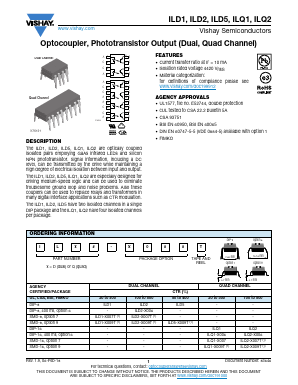 ILD1-X009T Datasheet PDF Vishay Semiconductors