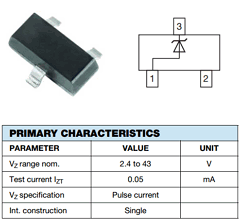 MMBZ4693-E3-18 Datasheet PDF Vishay Semiconductors