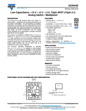 DG9454EEN-T1-GE4 Datasheet PDF Vishay Semiconductors