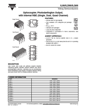 IL66-2 Datasheet PDF Vishay Semiconductors