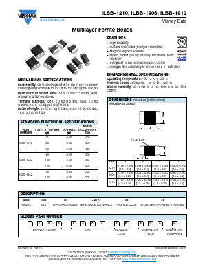 ILBB1210ER900V Datasheet PDF Vishay Semiconductors