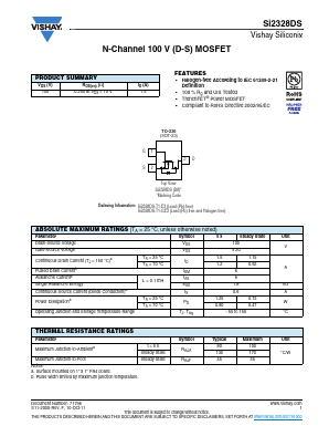 SI2328DS Datasheet PDF Vishay Semiconductors