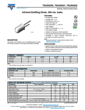 TSUS5200 Datasheet PDF Vishay Semiconductors