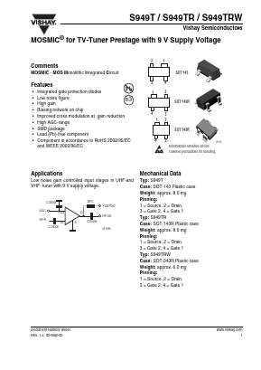 S949T Datasheet PDF Vishay Semiconductors