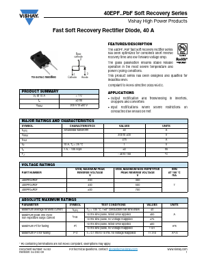 40EPF02 Datasheet PDF Vishay Semiconductors